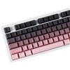 YMDK Keycaps Gradient Keycap spesso PBT Blacklit Keycap, Shine Through OEM profile, set di 134 tasti Cherry Profile Dye Sub, Stile minimalista Custom Key Cap per tastiere meccaniche MX