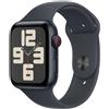 Apple Watch SE GPS + Cellular 44mm Cassa Alluminio Mezzanotte con Mezzanotte Sport Band - M/L"