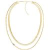 Tommy Hilfiger Jewelry Collana a Doppia Catena da Donna in Oro Giallo - 2780980