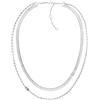 Tommy Hilfiger Jewelry Collana a Doppia Catena da Donna in Acciaio Inossidabile - 2780979