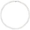 VIKI LYNN Collana di perle d'acqua dolce AAA, 6-7mm/8-9 mm, in argento Sterling, 40 cm/51 cm/56 cm, 40 cm, Perla, Perla