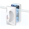Pawfly Aquarium Magnet Glass Cleaner, Magnetic Fish Tank Cleaner, 10cm Mini Raschietto per alghe per acquari di Vetro, Forte Spazzola Magnetica Strumento di Pulizia per vasche di Vetro Fino a 150L