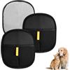 YOMKILU 3 Pezzi Guanto Peli Gatto, Pet Hair Remover Glove, Guanti Elettrostatici Peli Cane, Riutilizzabili Guanto Rimuovi Peli Animali, Guanto per Peli Gatto per la Toelettatura, Divani e Vestiti