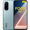 XIAOMI POCO M7, Smartphone 6+128GB, Display FHD+ da 6,9" 144Hz, Snapdragon 685, Doppia fotocamera AI da 50MP, Batteria da 7000mAh, Garanzia di 2 anni, Blu, Caricabatterie non incluso