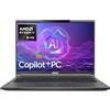 MSI Creator A16 AI+ A3HVFG-252IT, Notebook, 16" 16:10 QHD+ 240Hz,AMD Ryzen AI 9 HX 370, RTX 4060, GDDR6 8GB, SSD 1TB PCIe4, LPDDR5x 32GB 7500Mhz, WiFi 7, 99Whr, Win 11Pro, [Layout e Garanzia ITA]