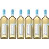 Grand Sud - Vino Bianco Analcolico, Chardonnay Fresco e Morbido (6 x 1 L)