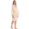 Caleffi Accappatoio Uomo, Donna in Spugna di Cotone, Vaniglia, XL