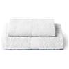 Caleffi Set Asciugamani Bagno Viso e Bidet in Cotone, Asciugamani Resistente a Lavaggi, Include 1 Asciugamano Viso 55x100 cm e 1 Asciugamano Bidet Ospite 40x60 cm, Asciugamani 2 Pezzi, Bianco