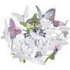 RL LIVE YOUR LIGHT Reality Leuchten Lampada da Soffitto, Chrom, 45 x 45 x 28.5 cm