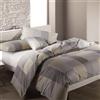 Caleffi - Completo Letto Matrimoniale con Copripiumino Matrimoniale 255x200 a Sacco non Imbottito 100% Cotone con Fessura Patella 40 cm + 2 Federe Cuscino Letto 50x80, Parure Copripiumino Matrimoniale