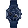 Lacoste Orologio Quarzo Multifunzione Analogico-Digitale da Uomo Collezione LC33 con Cinturino in Silicone Blu Navy - 2011448