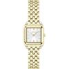 BOSS Orologio Con Movimento Al Quarzo A Due Lancette da Donna Collezione MAE PETITE con Cinturino in Acciaio Inossidabile Oro Giallo Chiaro, 1502823, Gold and White