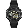 Lacoste Orologio Quarzo Multifunzione Analogico-Digitale da Uomo Collezione LC33 con Cinturino in Silicone Nero - 2011435
