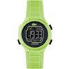 Lacoste Orologio Digitale da Bambini Collezione LC33 con Cinturino in Silicone Verde - 2030067