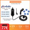 ANDAIIC Caricabatterie per veicoli elettrici tipo 2 tipo 1 modalità 2 livello 2 cavo di ricarica per auto EVSE EV portatile 16A/24A/32A 5 metri 10 metri - 16A Type 2 5 Meters