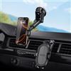 APPS2Car Supporto per telefono da auto, cruscotto e parabrezza, supporto universale a 360° per iPhone 12/11/Pro, Samsung S21 e altri da 4,7 a 6,8 (aspirazione + presa d'aria)