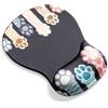 AOKSUNOVA Mouse Pad in Gel Ergonomico con Motivo Gatto, Poggiapolsi con Cuscinetto in Gel