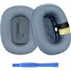 MMOBIEL Cuscinetti Auricolari di Ricambio per AirPods Max Cuffie di MMOBIEL - Premium - Memory Foam e Mesh Fabric Cuscinetti Cuffie con Strato di Silicone - Padiglioni - Celeste