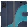 BoxTii Cover per Galaxy A33 5G, Custodia in PU Pelle Portafoglio per Samsung Galaxy A33 5G, Magnetica Cover a Libro con Slot per Schede, Blu