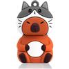 leizhan 32GB USB Flash Drive Computer External Storage Cute Capybara Design Famiglia Studente Amico Regalo - Cappello da Gattino