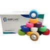 GSPCARE Benda Elastica Coesiva 2,5cm X 4,5m, 6 Rotoli Nastro Kinesiologico Bende Autoadesive per Animali, Fasciatura Coesiva per Sport Adatto a Distorsioni e Gonfiore di Polso e Caviglia (Multicolore)