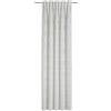Gardinia Sehlbach Tenda pronta per l'uso con fettuccia, Design a onde, Bianco, 135 x 245 cm, Tessuto opaco, Certificato Oeko-Tex, Fissaggio facile, Eleganza senza tempo