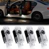 Dixhills 4 pezzi per portiera dell'auto, proiettori per porte, logo, illuminazione per porte d'ingresso, accessori di ricambio per A1/A3/A4/A4L/A5/A6/A6L/A8/R8/TT/Q5/Q7