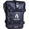 ARMOURAIN Borsa Paraurti Moto Impermeabile 6L 8L 15L Borse Moto Paramotore con Tracolla Moto Crash Bar Borse Laterali Impermeabili Strumenti Equitazione Accessori(6L TPU Nero)