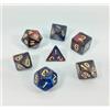 Epic Forge -Set di 7 dadi in scatola - Fusione rossa e blu