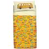 Bassetti Completo lenzuola effetto copriletto letto Singolo, collezione Imagine, Cotone 100% stampa digitale ad alta definizione, made in Italy (Cars)