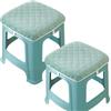 HKJGNH Cuscino per Sedia Quadrato Antiscivolo 30x30cm, Copri Pouf Ottomano Sgabello da Bar, Cuscino per Seduta,per Giardino/Interni/Casa/Cucina(@4,2pcs 30x30cm(12x12in))