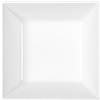 H&H Boston Set 6 Piatti Fondi, Stoneware, Bianco, Quadrato, 17x17 cm