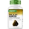 Vit4ever Mumijo Shilajit -180 capsule - Altamente dosato con 1500 mg per dose Giornaliera - Estratto Originale dell'Himalaya 10:1 - Senza additivi indesiderati - Vegan