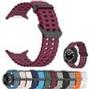 HFMLU Compatible with Samsung Galaxy Watch 7 Ultra 47mm Band (2024), Galaxy Watch 7 Ultra Bands, Soft Sport Silicone Breathable Strap Wristbands for Men Women (Wine Red)