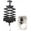 DATOUBOSS 2 m Pantografo per sistema di binari da soffitto da studio, regolabile, per montaggio flessibile della luce, compatibilità universale con softbox, faretti e luci a LED, portata massima 15 kg