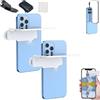 Generico Mirror Effect Lens - Capture Stunning Reflections Instantly, Smartphone Camera Mirror Reflection Clip Kit, Adjustable Angle Mobile Phone Camera Mirror Clip for Travel (2pcsb)