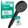 hansgrohe Activera S - Doccetta per doccia a risparmio idrico 6 l/min (EcoSmart+), Doccino con 1 getto, Soffione doccia rotondo con funzione anticalcare, nero opaco, 28032670