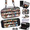 PERFECTSIGHT Switch Carrying Case for Nintendo Switch OLED 7 Inch Console with 10 in 1 Bundle Accessories, Game Card Case, Swtich Thumb Grip Caps, Switch Protective Case Cover (Black Cats)