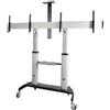 StarTech.com STNDMTVDUO Supporto TV a parete 152,4 cm (60") Nero, Argento