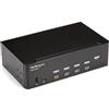 StarTech.com Switch KVM a 4 Porte HDMI - 4K 30Hz - Doppio Display