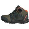 adidas Terrex Boa Mid Rain.RDY Hiking Shoes, Scarpe da Trail Running, Shadow Green/Pulse Olive/Impact Orange, 29 EU