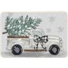 Artoid Mode Tappetino per albero di neve, camion, Natale, fiocchi di neve Xmas antiscivolo, per interni ed esterni, 40 x 60 cm