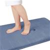 Yimobra Tappetino da bagno antiscivolo, 90 x 60 cm, super assorbimento d'acqua, spesso, lavabile in lavatrice, facile da asciugare, colore: blu denim