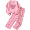 Saingace Pigiama Leopardato Bambina Tuta In Pile Bambino Felpa Bambina Tutina Neonato Carnevale Set Neonato Pantaloni Pile Bambino Tute Da Ginnastica Bambini E Ragazzi Pigiama Raso Ragazza 14 Anni
