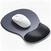 Giecy Tappetino Mouse con Poggiapolsi Gel,Ergonomico Mouse Pad con Base Antiscivolo per Casa e Ufficio(Gradiente Blu-Grigio Scuro)