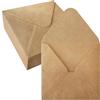 JAGERGREEN 50 Buste Quadrate in Carta Kraft Marrone, 155x155 mm, 120 g/m²