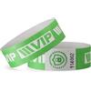 linie zwo ®, Confezione da 100 Braccialetti di identificazione 19 x 254 mm - VIP, Verde Neon
