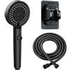 FZYCOM Soffione Doccia ad Alta Pressione Risparmio Idrico, Doccia con 6 Funzioni Getto, Doccetta Risparmio Acqua Universale con 1.5m Tubo, Multi-Functional High Pressure Shower Head
