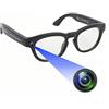 XUMIUZIY Occhiali per Fotocamera, Occhiali Sportivi per Esterni con Fotocamera, Registrazione Video Intelligente HD, da Sole Indossabili con Traduzione di 11 Lingue, Guida,