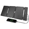 REACELL Caricabatterie Solare 30W, Pannello solare pieghevole, caricabatterie solare portatile con porta USB-C/USB-A, Compatibile con per Cellulari Tablet, per Campeggio